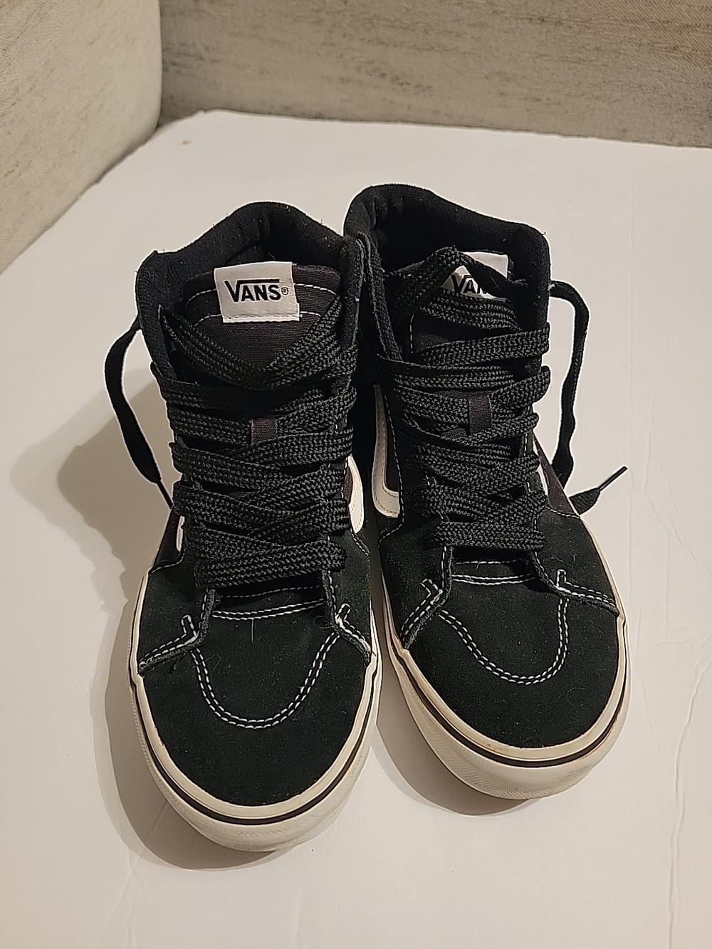 Vans Sk8-Hi Black Sneakers Shoes Size US Kids Youth 6